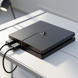 "Infographic showing PS4 storage options in 2025"
